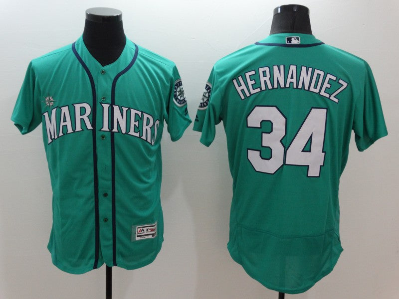 Men/Women/Youth Seattle Mariners Félix Hernández #34 baseball Jerseys