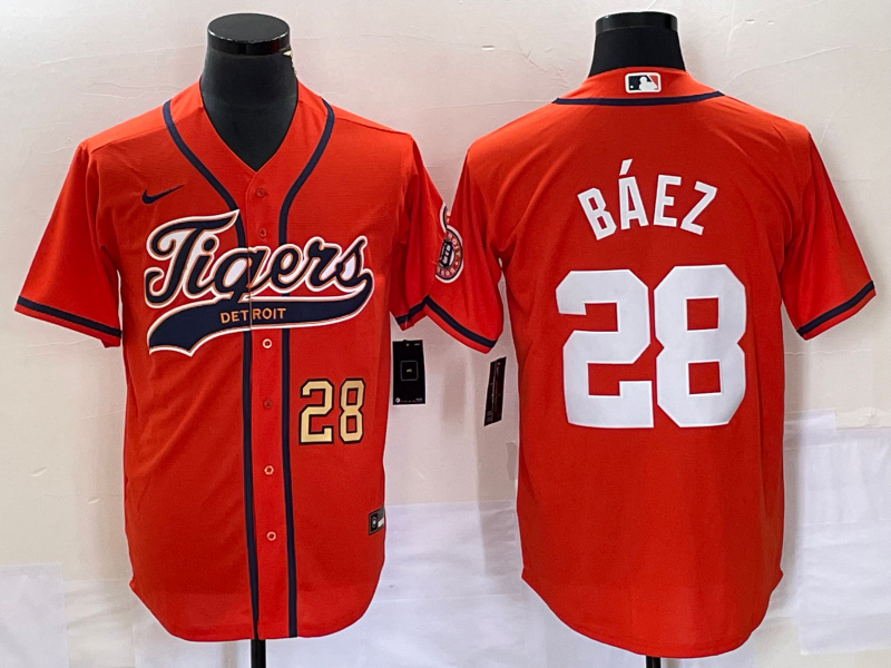Men/Women/Youth Detroit Tigers Javier Báez NO.28 baseball Jerseys