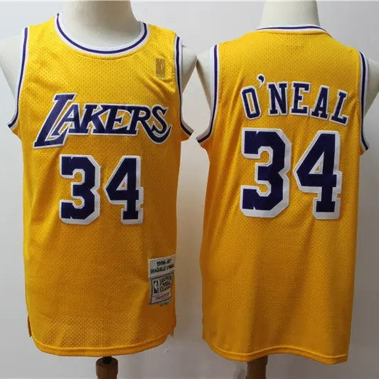 Los Angeles Lakers Shaquille O'Neal NO.34 Basketball Jersey