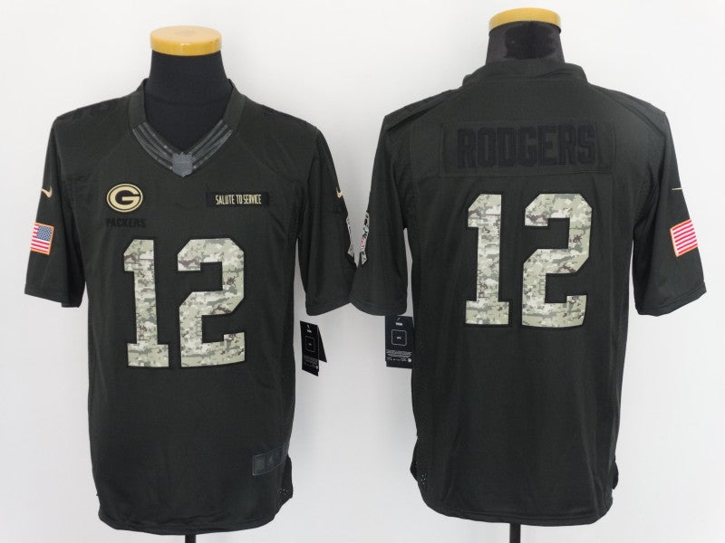 Adult Green Bay Packers Aaron Rodgers NO.12 Football Jerseys