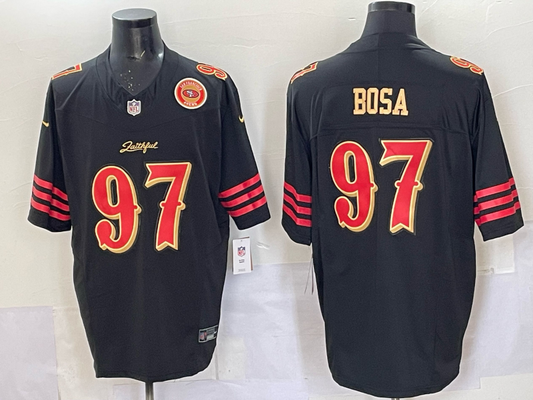 Newest arrival 2025 Adult San Francisco 49ers  nick Bosa No.97 Football Jerseys