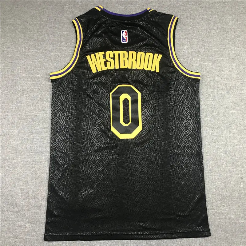 Los Angeles Lakers Russell Westbrook NO.0 Basketball Jersey
