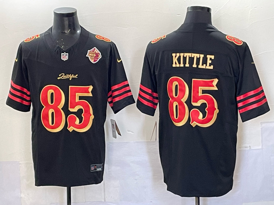 Newest arrival 2025 Adult San Francisco 49ers George Kittle No.85 Football Jerseys