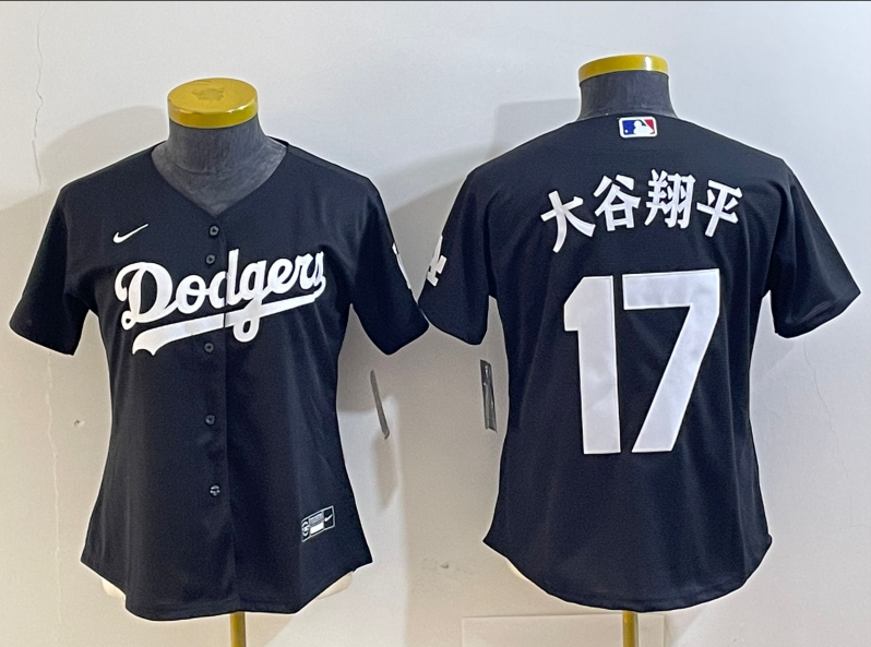 Women's Los Angeles Dodgers Ohtani Shohei NO.17 baseball Jerseys