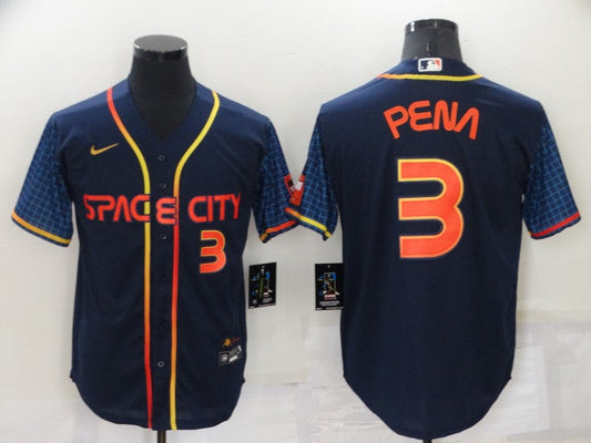 Men/Women/Youth Houston Astros Jeremy Peña #3 baseball Jerseys