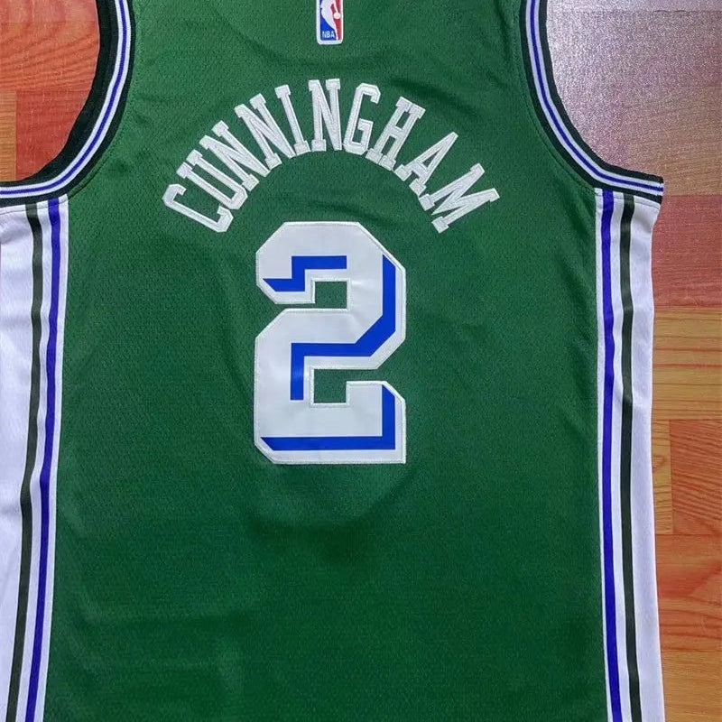 Detroit Pistons Cade Cunningham NO.2 Basketball Jersey