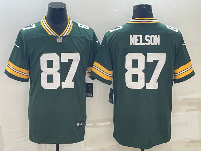 Adult Green Bay Packers Jordy Nelson NO.87 Football Jerseys