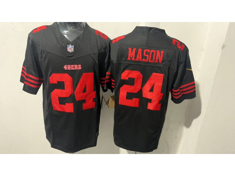 Adult San Francisco 49ers Jordan Mason NO.24 Football Jerseys