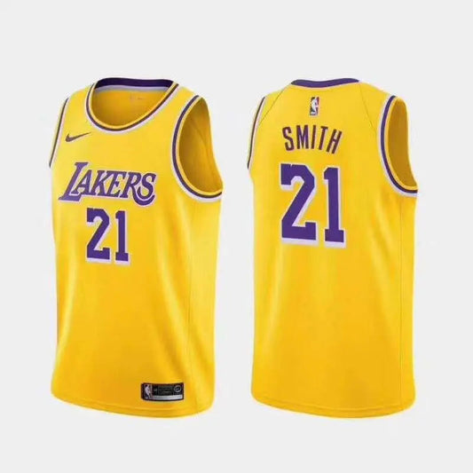 Los Angeles Lakers JR Smith NO.21 Basketball Jersey