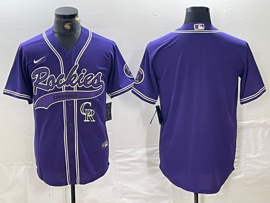 Men/Women/Youth Colorado Rockies baseball Jerseys blank or custom your name and number