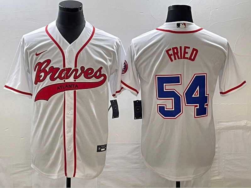 Men/Women/Youth Atlanta Braves Max Fried #54 baseball Jerseys