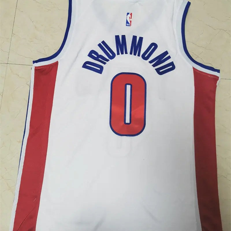 Detroit Pistons Andre Drummond NO.0 Basketball Jersey