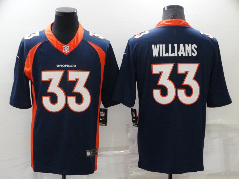 Adult Denver Broncos Javonte Williams NO.33 Football Jerseys