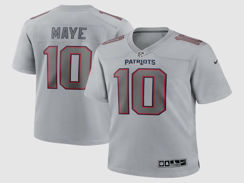 Adult New England Patriots Drake Maye NO.10 black Football Jerseys