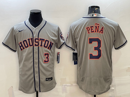 Men/Women/Youth Houston Astros Jeremy Peña #3 baseball Jerseys
