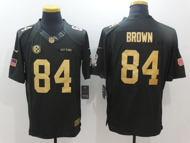 Adult Pittsburgh Steelers Antonio Brown NO.84 Football Jerseys