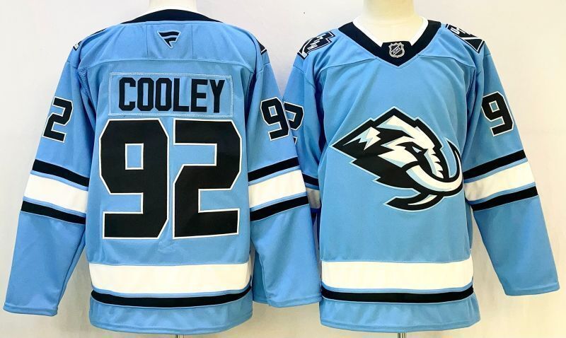 Men's Utah Mammoth Logan Cooley #92 Fanatics Blue Player Game Jersey