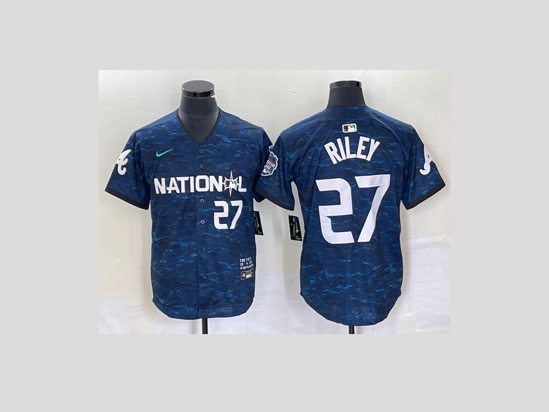 Men/Women/Youth Atlanta Braves Austin Riley #27 baseball Jerseys