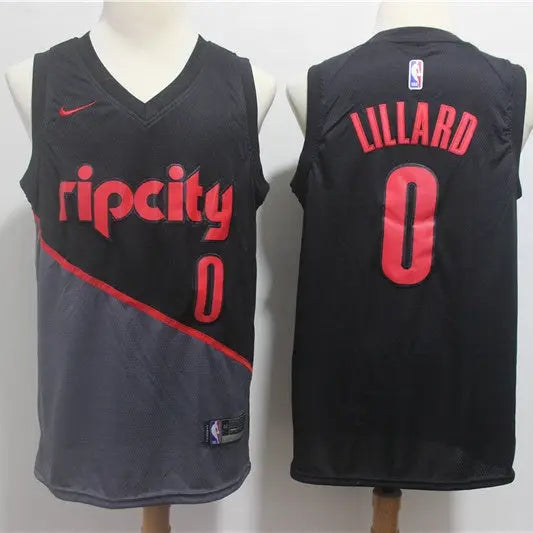 Portland Trail Blazers Damian Lillard NO.0 Basketball Jersey