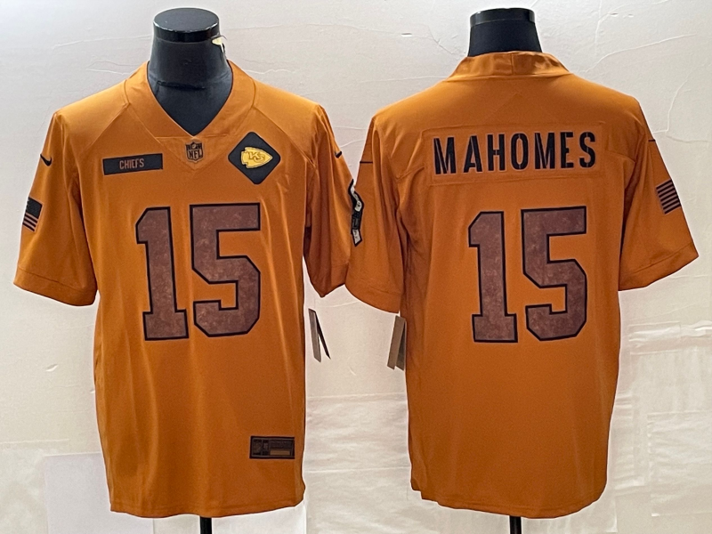 Adult Kansas City Chiefs Patrick Mahomes NO.15 Football Jersey
