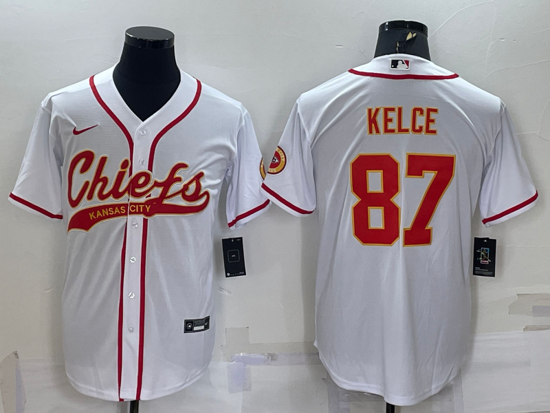 Adult Kansas City Chiefs Travis Kelce NO.87 Football Jersey