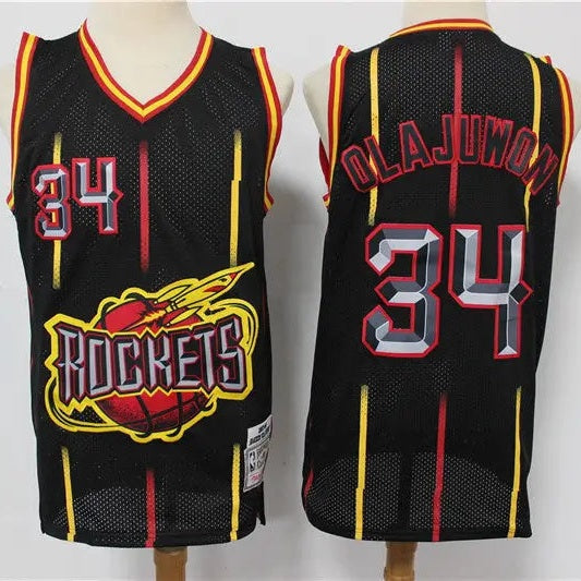 Houston Rockets Hakeem Olajuwon NO.34 Basketball Jersey