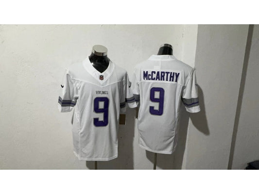 New Season Adult Minnesota Vikings JJ McCarthy NO.9 Football Jerseys