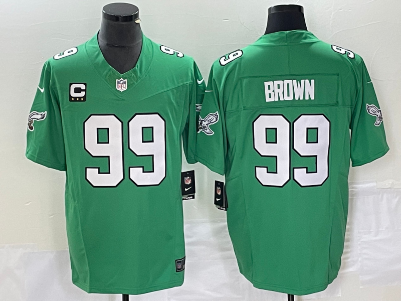 Adult 2023-2024 season Philadelphia Eagles Jerome Brown NO.99 Football Jerseys