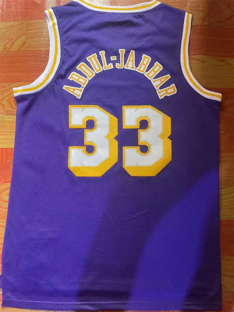 Los Angeles Lakers Kareem Abdul-Jabbar NO.33 Basketball Jersey