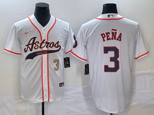 Men/Women/Youth Houston Astros Jeremy Peña #3 baseball Jerseys