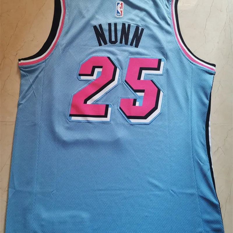 Miami Heat Nunn NO.25 Basketball Jersey