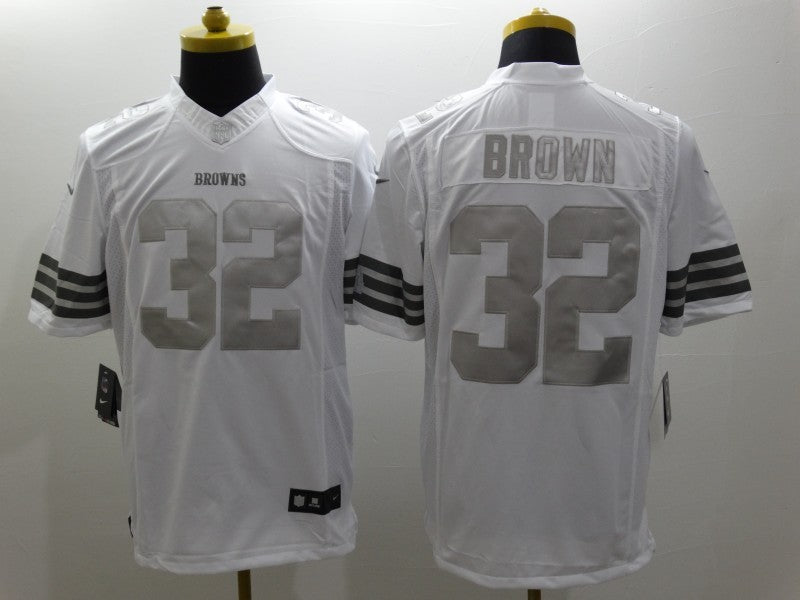 Adult Cleveland Browns Jim Brown NO.32 Football Jerseys
