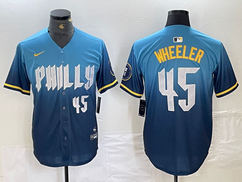 Men/Women/Youth Philadelphia Phillies Zack Wheeler #45 baseball Jerseys