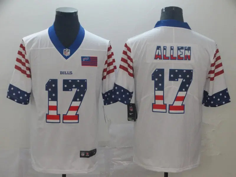 Adult Buffalo Bills Josh Allen NO.17 Football Jerseys