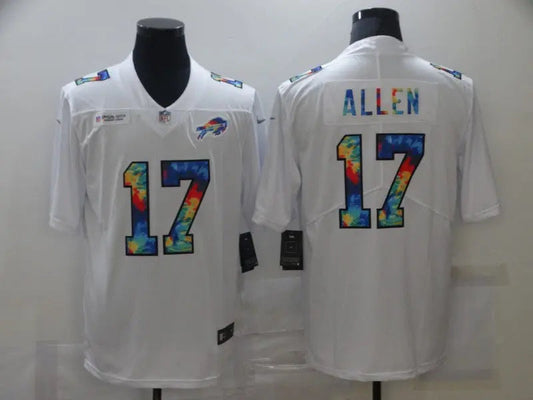 Adult Buffalo Bills Josh Allen NO.17 Football Jerseys