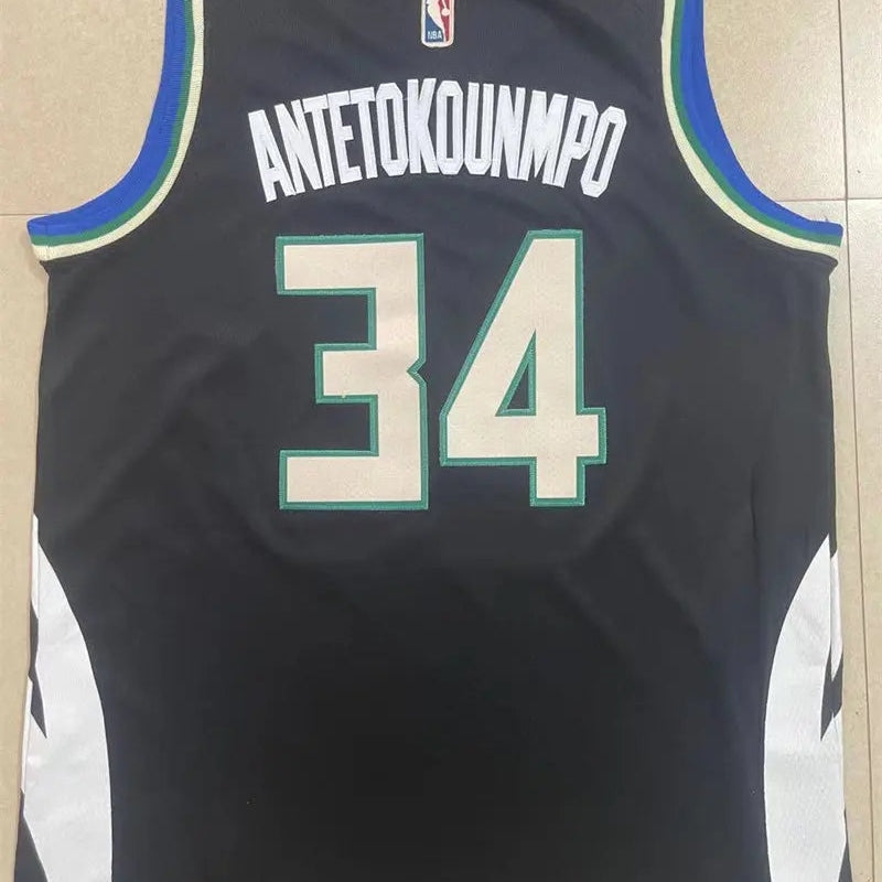 Milwaukee Bucks Giannis Antetokounmpo NO.34 Basketball Jersey