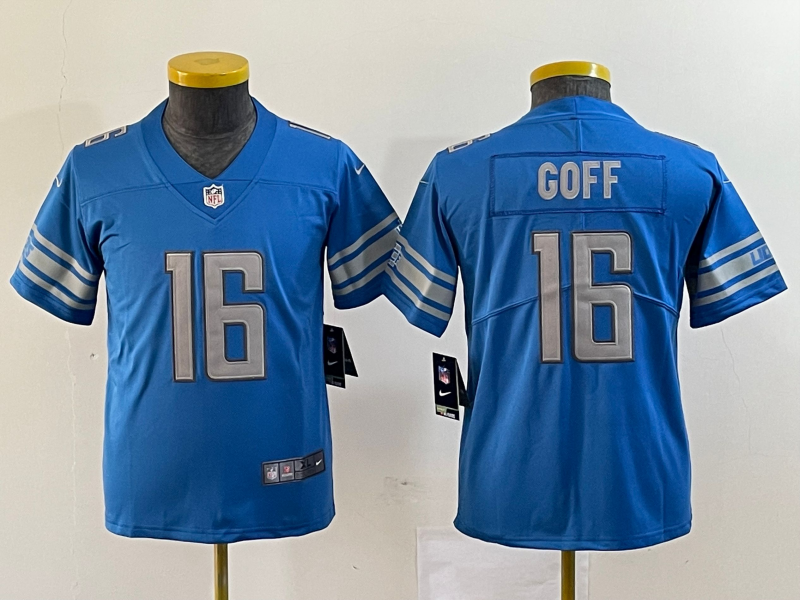 Kids Los Angeles Rams Jared Goff NO.16 Football Jerseys