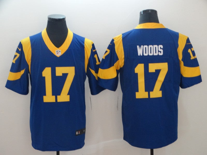 Adult Los Angeles Rams Robert Woods NO.17 Football Jerseys