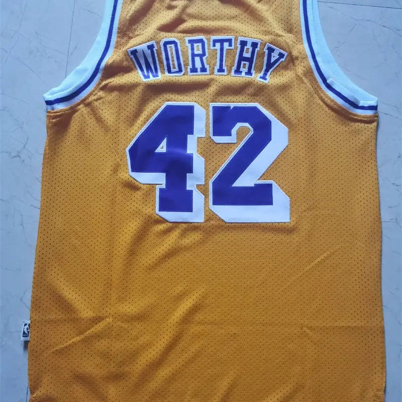 Los Angeles Lakers James Worthy NO.42 Basketball Jersey