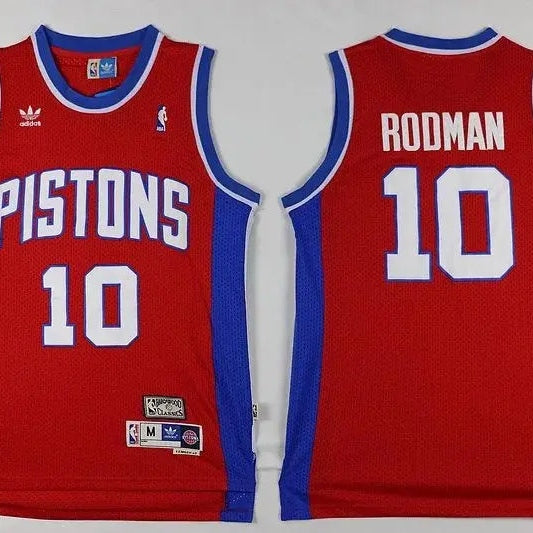 Detroit Pistons Dennis Rodman NO.10 Basketball Jersey