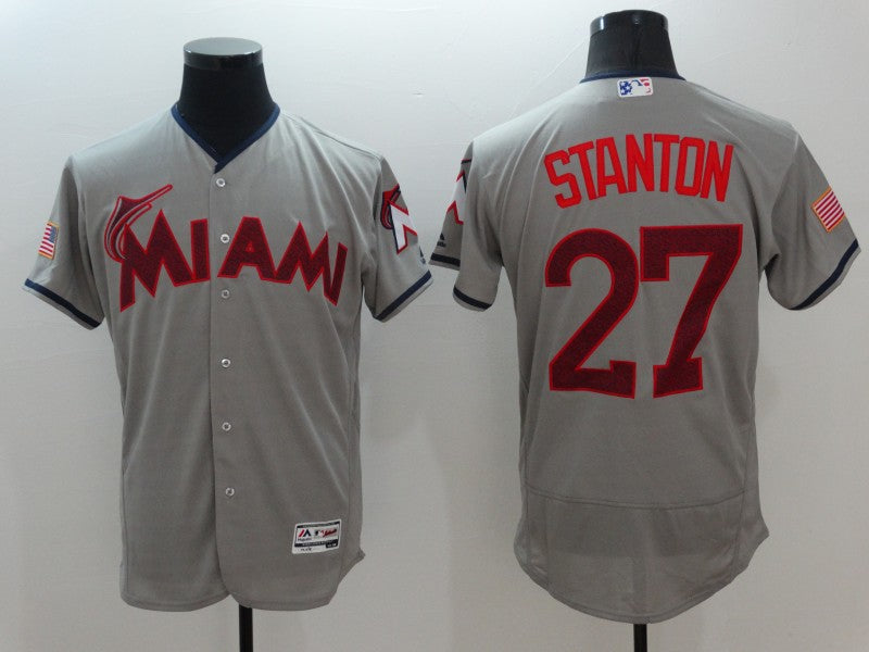 Men/Women/Youth Miami Marlins Giancarlo Stanton NO.27 baseball Jerseys