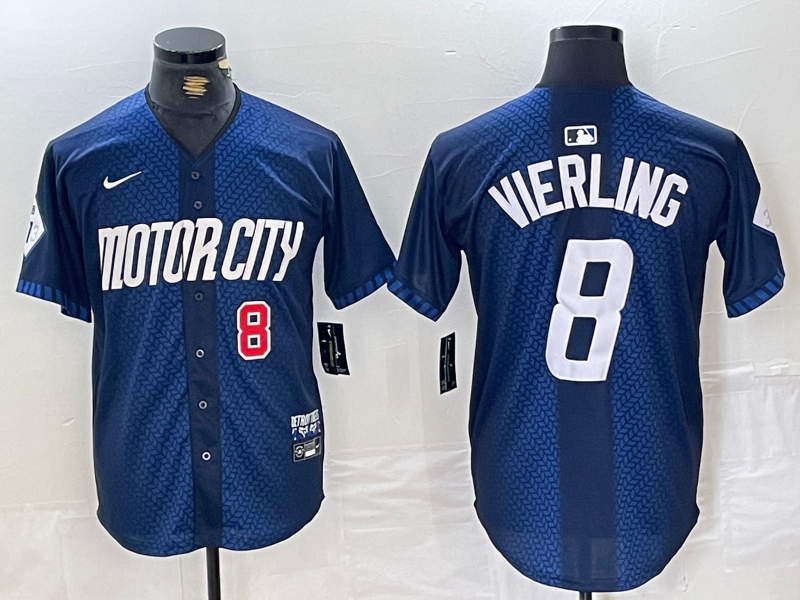 Men/Women/Youth Detroit Tigers Matt Vierling NO.8 baseball Jerseys