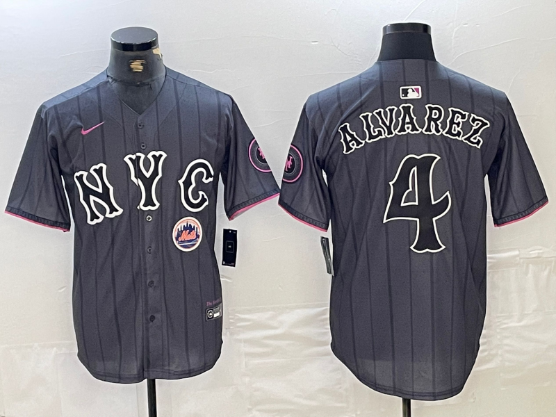 Men/Women/Youth New York Mets Francisco Alvarez #4 baseball Jerseys