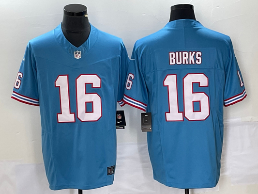 New arrival Adult Tennessee Titans Treylon Burks NO.16 Football Jerseys