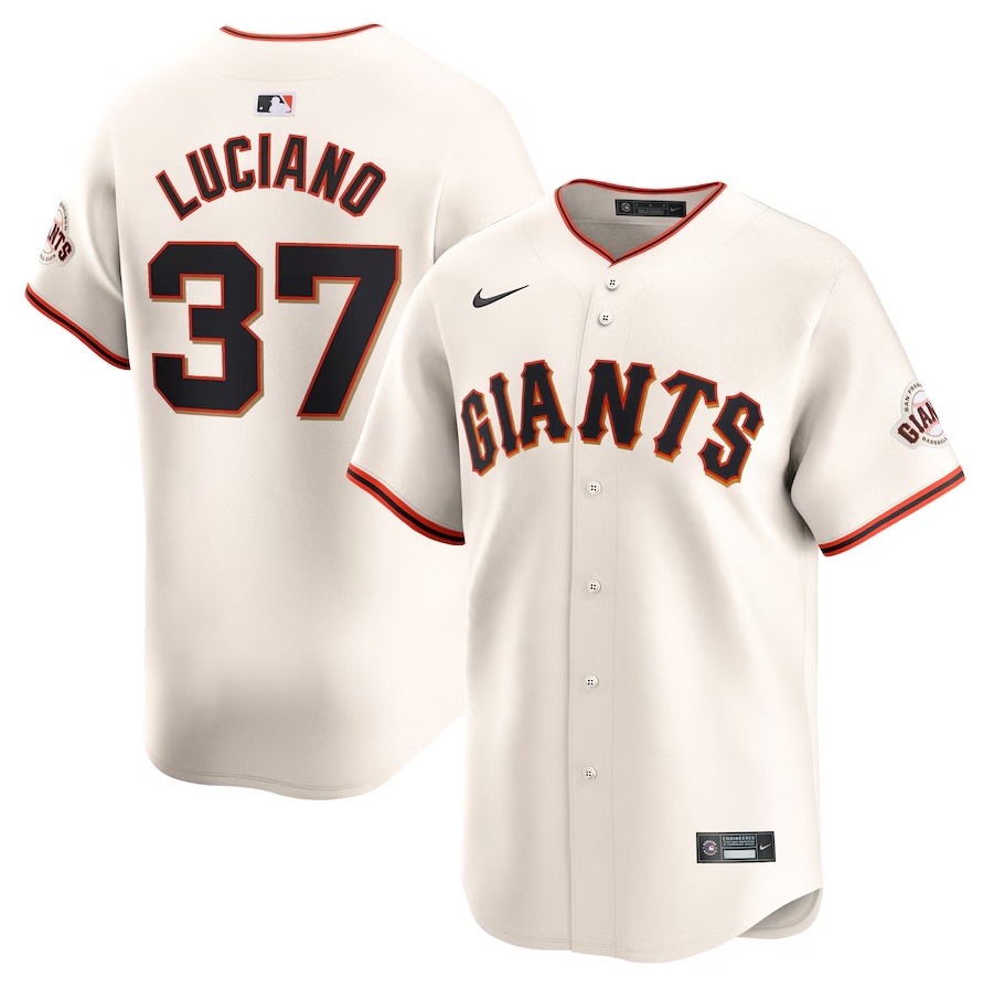 Men/Women/Youth San Francisco Giants Marco Luciano NO.37 baseball Jerseys