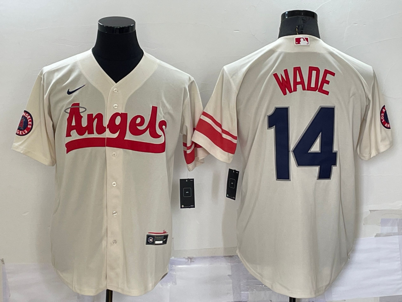 Men/Women/Youth Los Angeles Angels Tyler Wade #14 baseball Jerseys