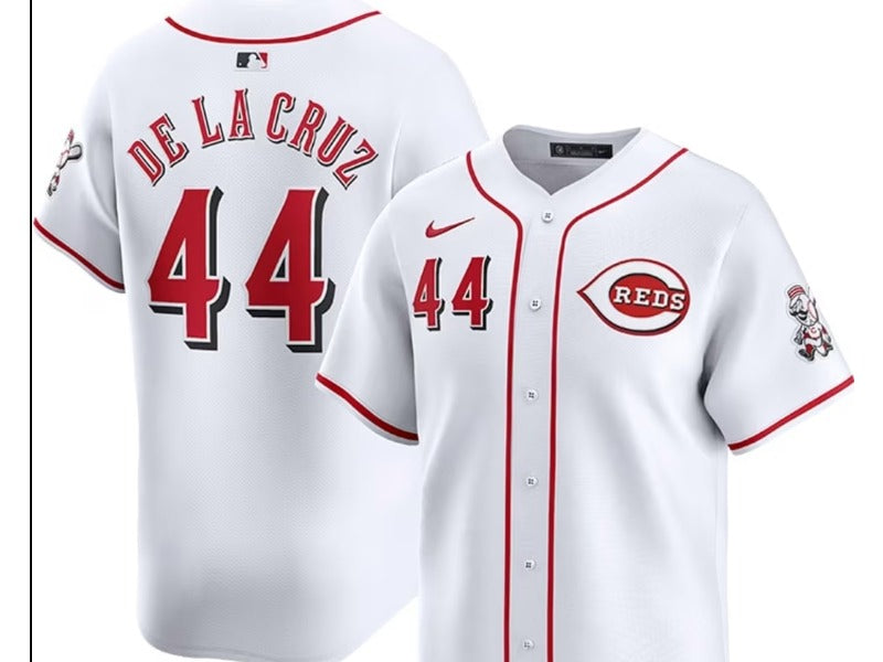 Men/Women/Youth Cincinnati Reds Elly De La Cruz NO.44 baseball jerseys white