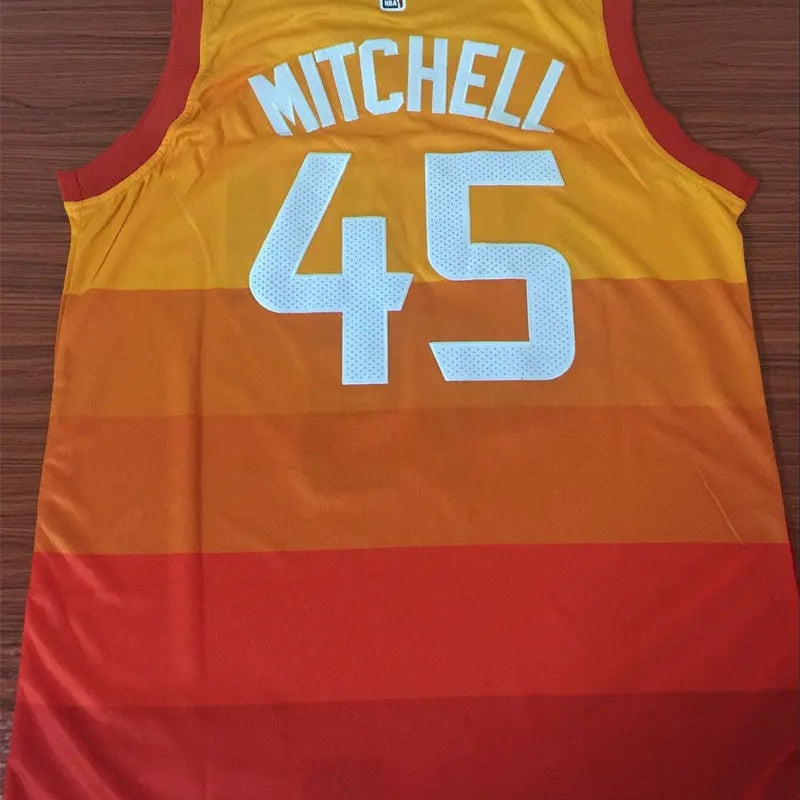 Utah Jazz Donovan Mitchell NO.45 Basketball Jersey