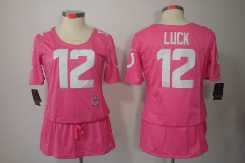 Women Indianapolis Colts Andrew Luck NO.12 Football Jerseys