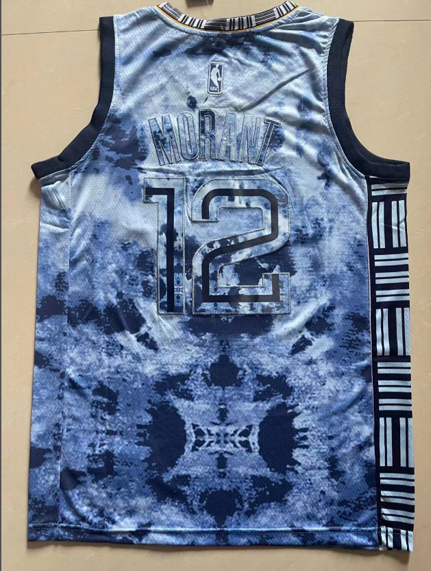 Memphis Grizzlies Ja Morant NO.12 Basketball Jersey city version